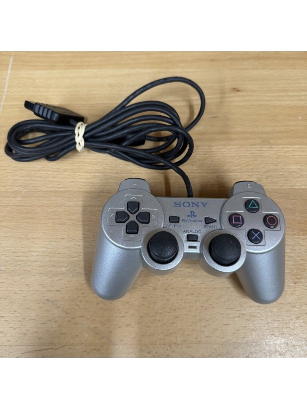 Sony PS2 DualShock Genuine OEM Controller SCPH-10010 (Silver) – Tested!
